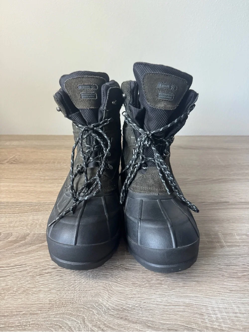 Kamik Fargo 2 Winter Snow Boots Mens US 14 Waterproof Thinsulate Black
